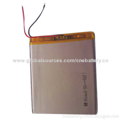 Lithium Polymer Batteries, 1,500mAh PL083450 With 8.0*34*50mm for POS MachineNew